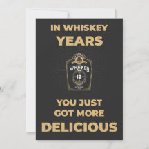 Carte d'anniversaire amusante - Amateur de Whiskey