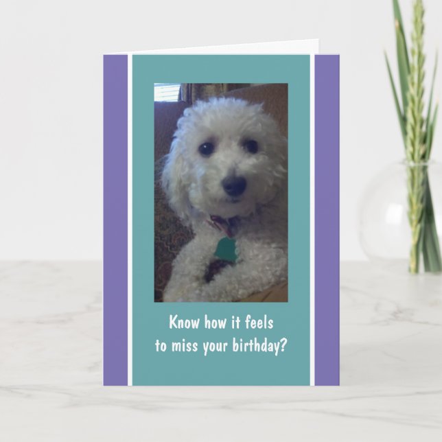 Carte d'anniversaire amusante et amusante (Devant)