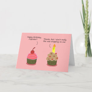 Carte d'anniversaire amusante : Malheurs de bougie