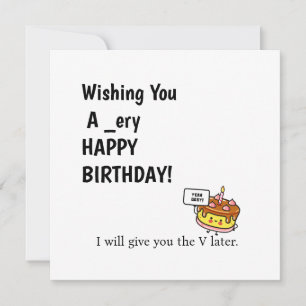 Carte d'anniversaire amusante pour mari ou ami