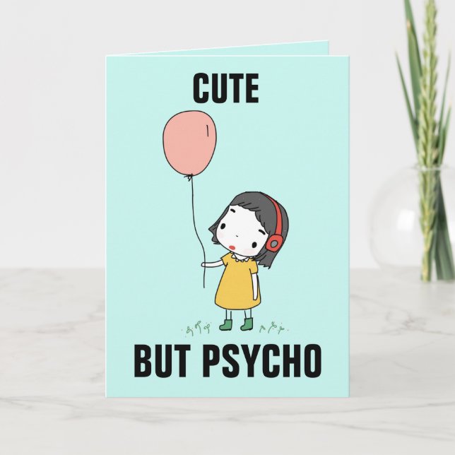 CARTE D'ANNIVERSAIRE AMUSANTE POUR SOEUR, MORTE MA (Devant)