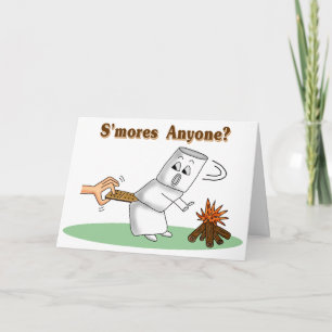 Carte d'anniversaire amusante : S'mores N'importe 