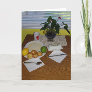 Carte d'anniversaire "An Artist's Breakfast"