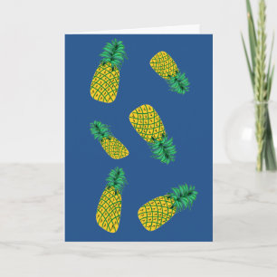 Carte d'anniversaire ananas humoristique
