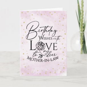 Carte d'anniversaire aquarelle minimaliste pour be