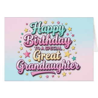 Carte d'anniversaire audacieuse et brillante Great