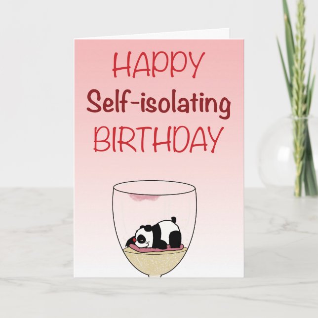 Carte d'anniversaire auto-isolante (Devant)