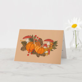 Carte d'anniversaire automne pour lui Personnalise
