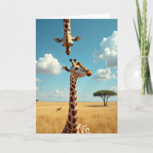 Carte d'anniversaire aux taches douces