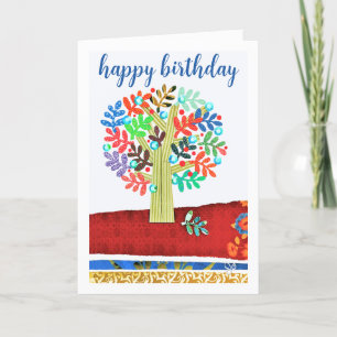 Carte d'anniversaire avec couplet lumineux de Jo I