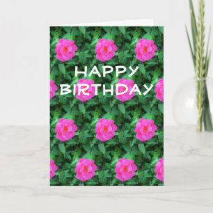 Carte d'anniversaire avec motif floral de Jo Image