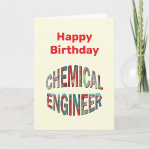 Carte d'anniversaire avec texte en relief pour ing