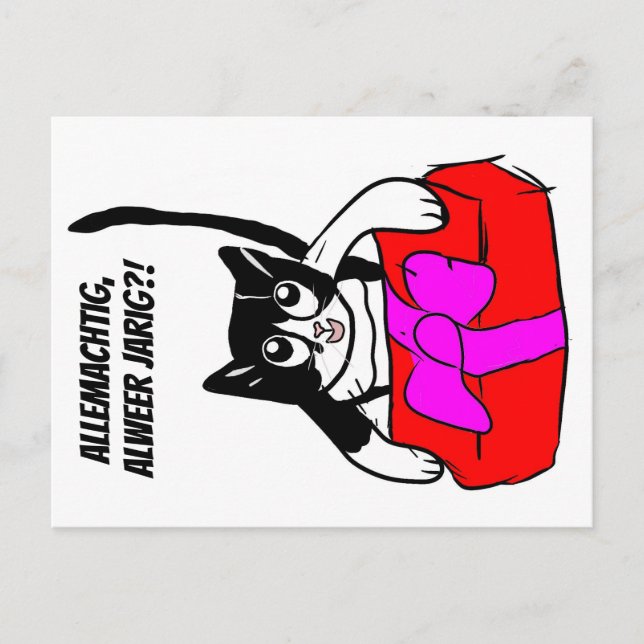 Carte d'anniversaire avec Yuki / birthdaycard (Devant)