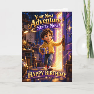 Carte d'anniversaire Aventure de Ziggy AnimatedLab