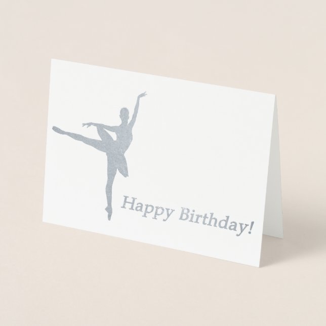 Carte d'anniversaire Ballerina (Devant)