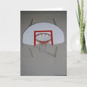 Carte d'anniversaire "Basketball Hoop"