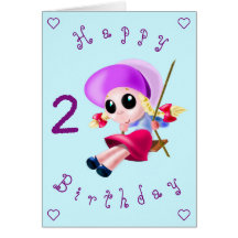 Carte d'anniversaire bébé Fille heureuse - Votre t