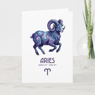 Carte d'anniversaire Bélier