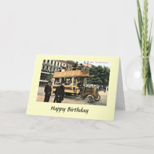 Carte d'anniversaire - Berlin Auto-Omnibus