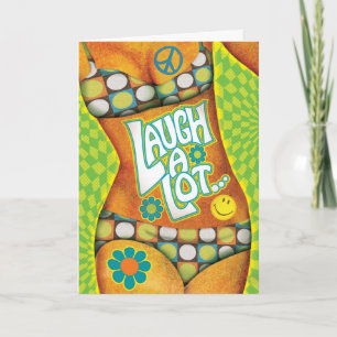 Carte d'anniversaire Bikini Go-Go Retro des années