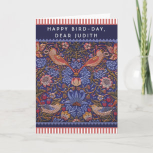 Carte d'anniversaire Birdwatcher