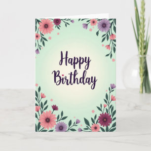 Carte d'anniversaire Blossom Heart