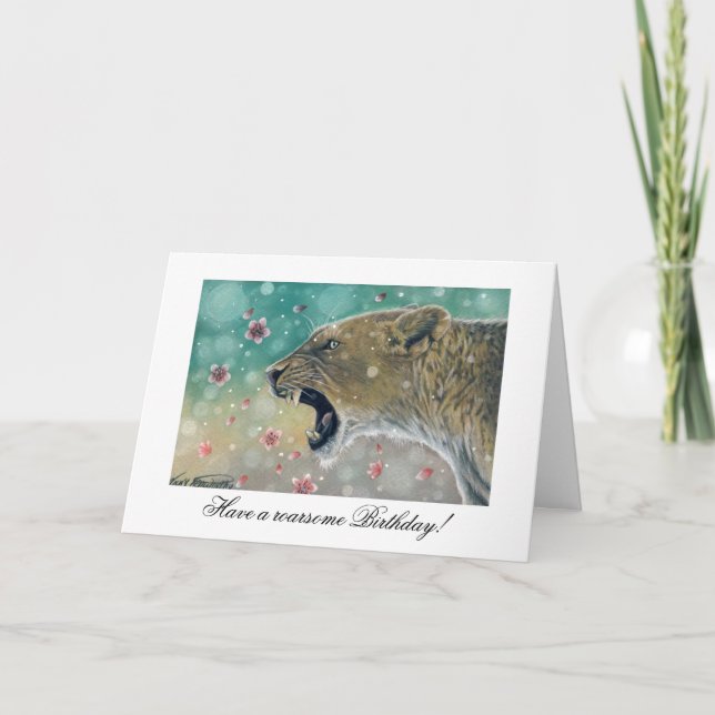 Carte d'anniversaire Blossoms (Devant)