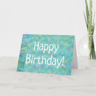 Carte d'anniversaire Blue Green Mother
