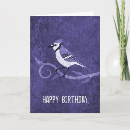 Carte d'anniversaire Blue Jay