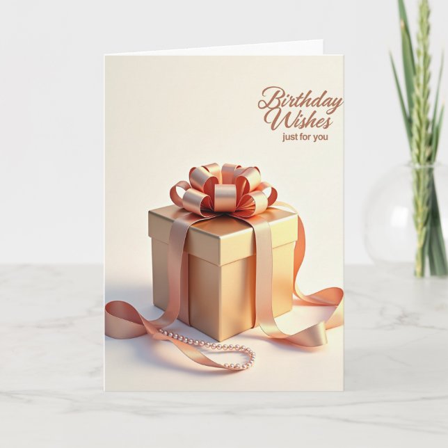 Carte d'anniversaire Boîte Lumineuse (Devant)