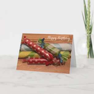 Carte d'anniversaire Bonbons Roulés Fête