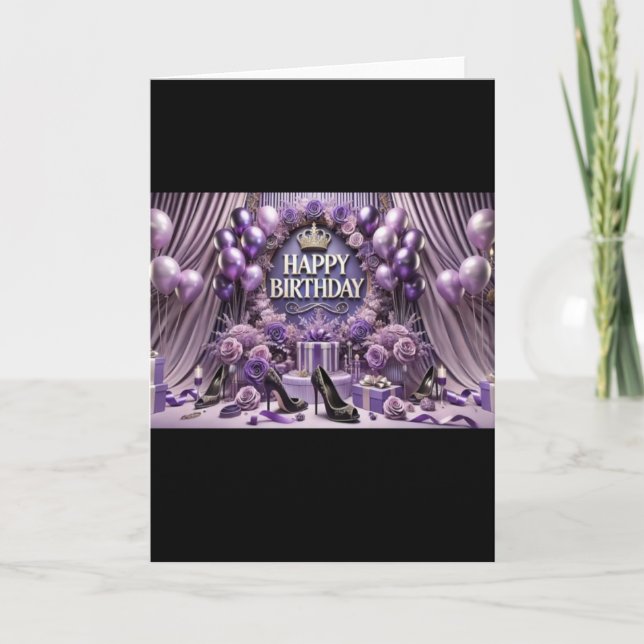 Carte d'anniversaire, Bonne carte d'anniversaire,  (Devant)
