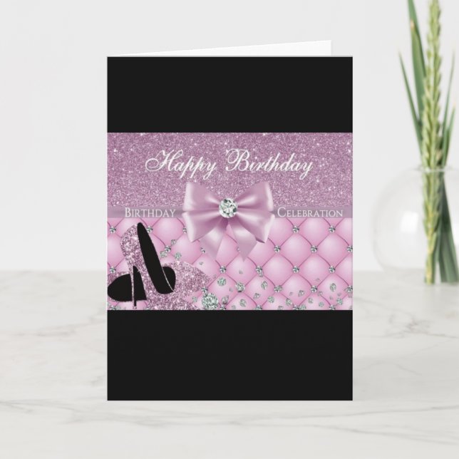 Carte d'anniversaire, Bonne carte d'anniversaire,  (Devant)