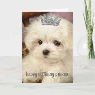 Carte d'anniversaire - Bonne princesse d'anniversa
