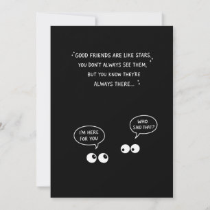 Carte d'anniversaire Bonnes Amis sont comme des Ét