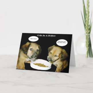 Carte d'anniversaire Bouton