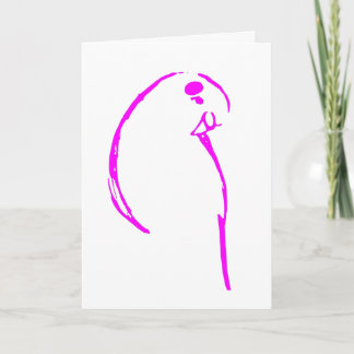 Carte d'anniversaire Budgie