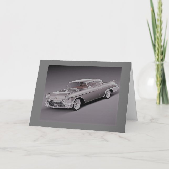 CARTE D'ANNIVERSAIRE Cadillac Eldorado Biarritz 19 (Devant)