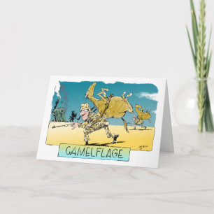 Carte d'anniversaire Camelflage