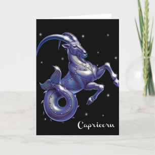 Carte d'anniversaire Capricorn