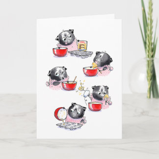 Carte d'anniversaire Carlin Cupcake