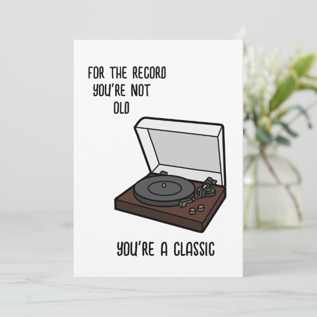 Carte d'anniversaire Carte d'anniversaire drôle po (Debout devant)