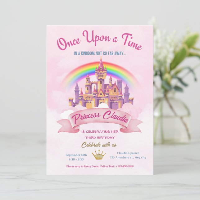 carte d'anniversaire, carte d'invitation (Debout devant)