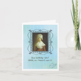 CARTE D'ANNIVERSAIRE CASQUETTE DE GÂTEAU