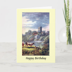 Carte d'anniversaire - Cathédrale de Hereford