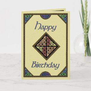Carte d'anniversaire Celtic Design