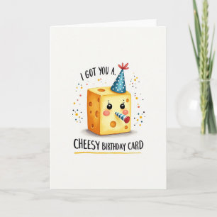 Carte d'anniversaire Cheerful Cube