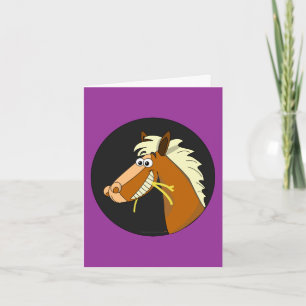 Carte d'anniversaire Chewing Chewing Hay (violet)