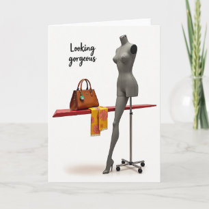 Carte d'anniversaire chic et douce