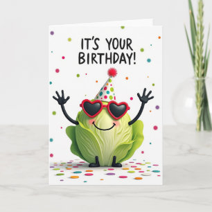 Carte d'anniversaire Chou Capricieux